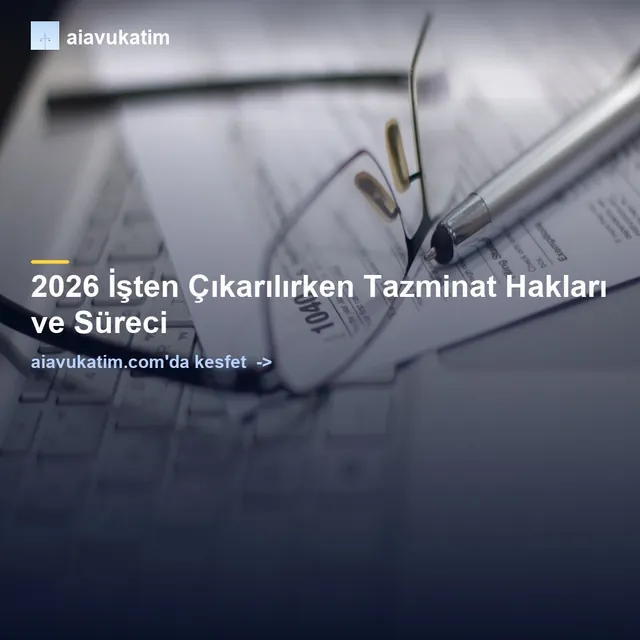 2026 İşten Çıkarılırken Tazminat Hakları ve Süreci