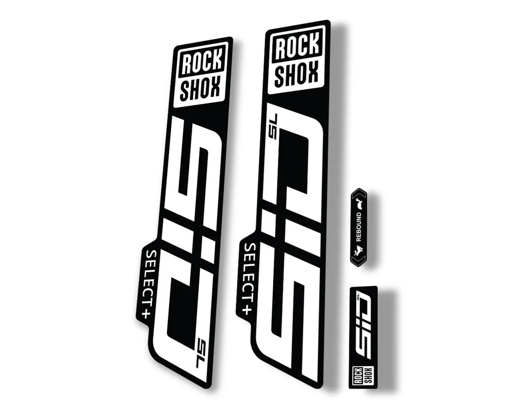 Rock Shox SID SL Select Plus 2021 Mountain Bike Cycling Decal Sticker White