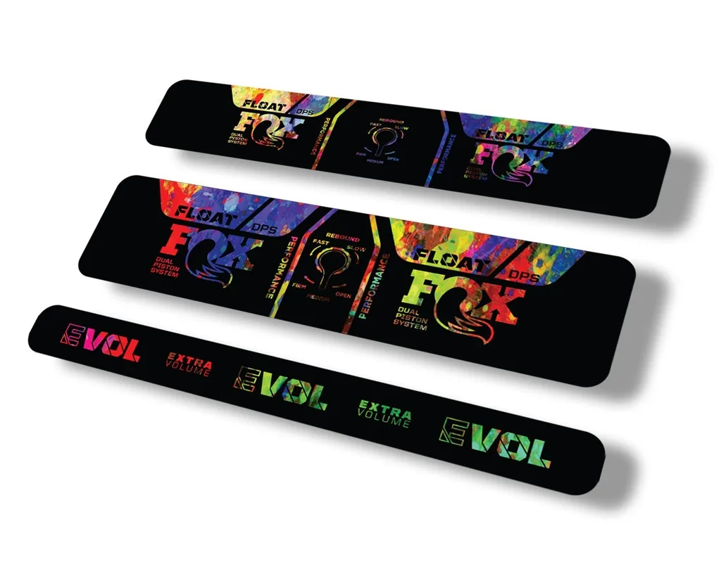 FOX Float DPS 2021 Performance Rear Shock Suspension Sticker Decal Oil Slick