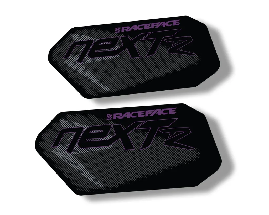 Race Face Next R Crank Decals Set Sticker Mountain Bike Adhesive Purple 2Pcs