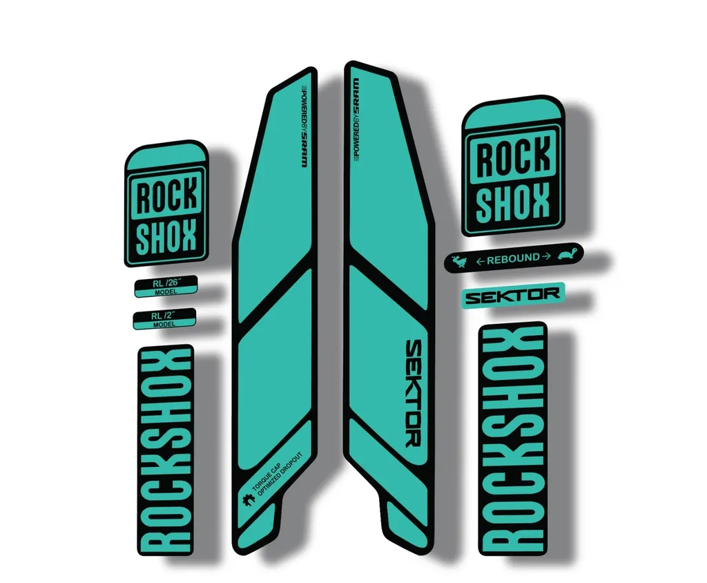 Rock Shox SEKTOR 2015 Fork Decal Mountain Bike Cycling Sticker Adhesive Dolphin
