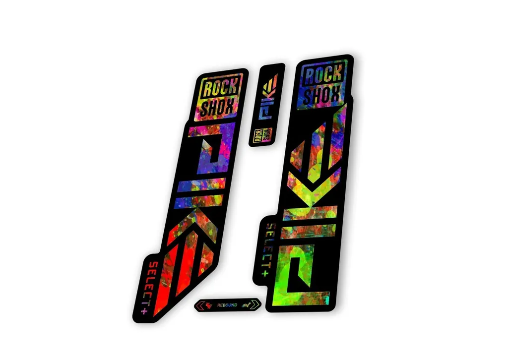 Rock Shox PIKE SELECT + Plus 2023 Mountain Bike Cycling Decal Sticker Oil Slick
