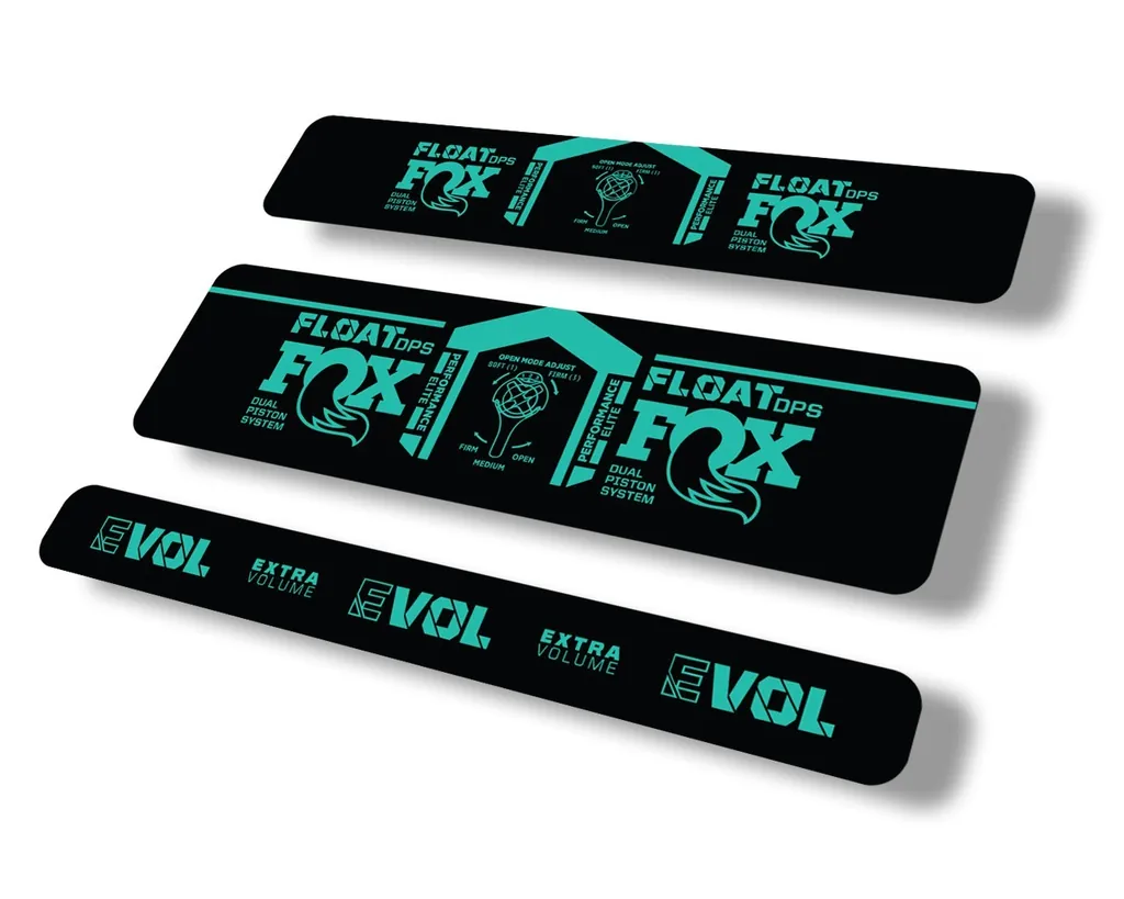 FOX Float DPS 2021 Performance Elite Rear Shock Suspension Sticker Decal Dolphin