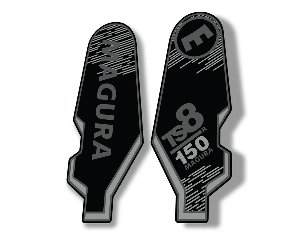 MAGURA TS8 R 150 2013 Suspension Decal Kit Sticker Adhesive Aufkleber Gray
