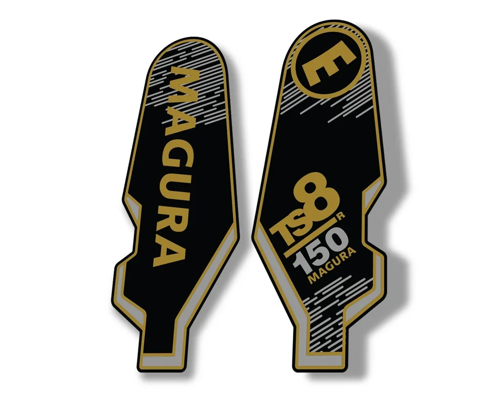 MAGURA TS8 R 150 2013 Suspension Decal Kit Sticker Adhesive Aufkleber Gold
