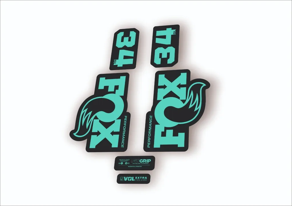 FOX 34 SL Performance 2026 Fork Factory Decal Sticker Adhesive Dolphin