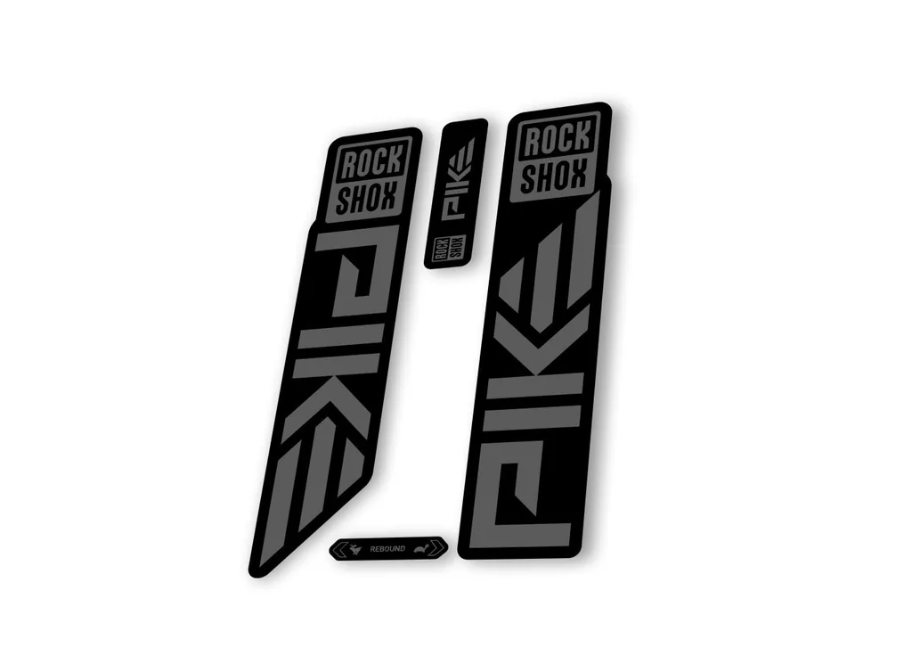 Rock Shox PIKE 2023 Mountain Bike Cycling Decal Sticker Adhesive Gray