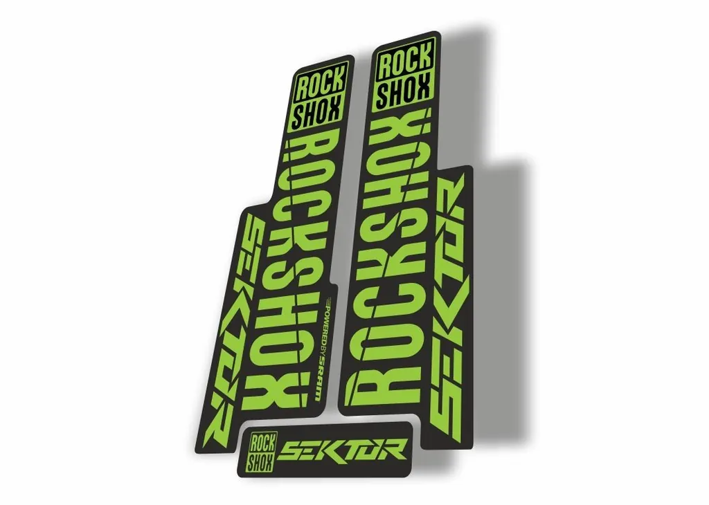 Rock Shox SEKTOR 2018 Fork Decal Mountain Bike Cycling Sticker Adhesive Green