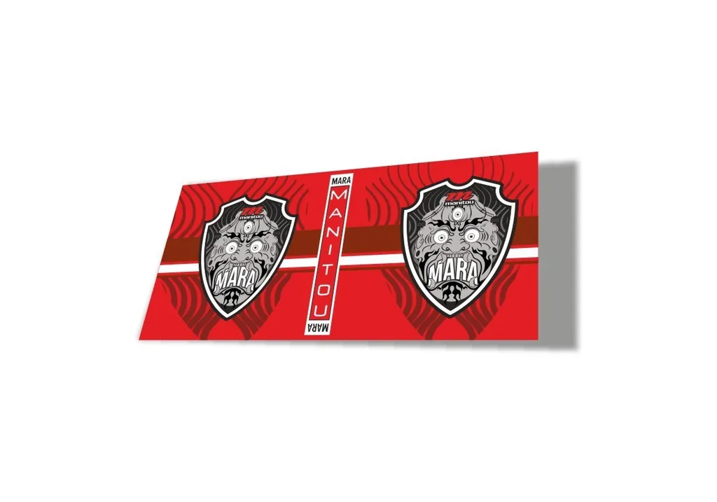 Manitou Mara 2020 Rear Shock Suspension Factory Sticker Decal Red