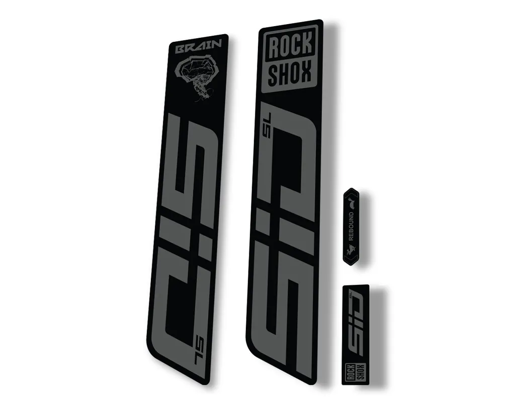 Rock Shox SID SL Brain 2021 Mountain Bike Cycling Decal Sticker Adhesive Gray