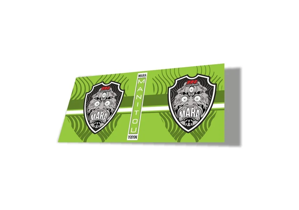 Manitou Mara 2020 Rear Shock Suspension Factory Sticker Decal Green