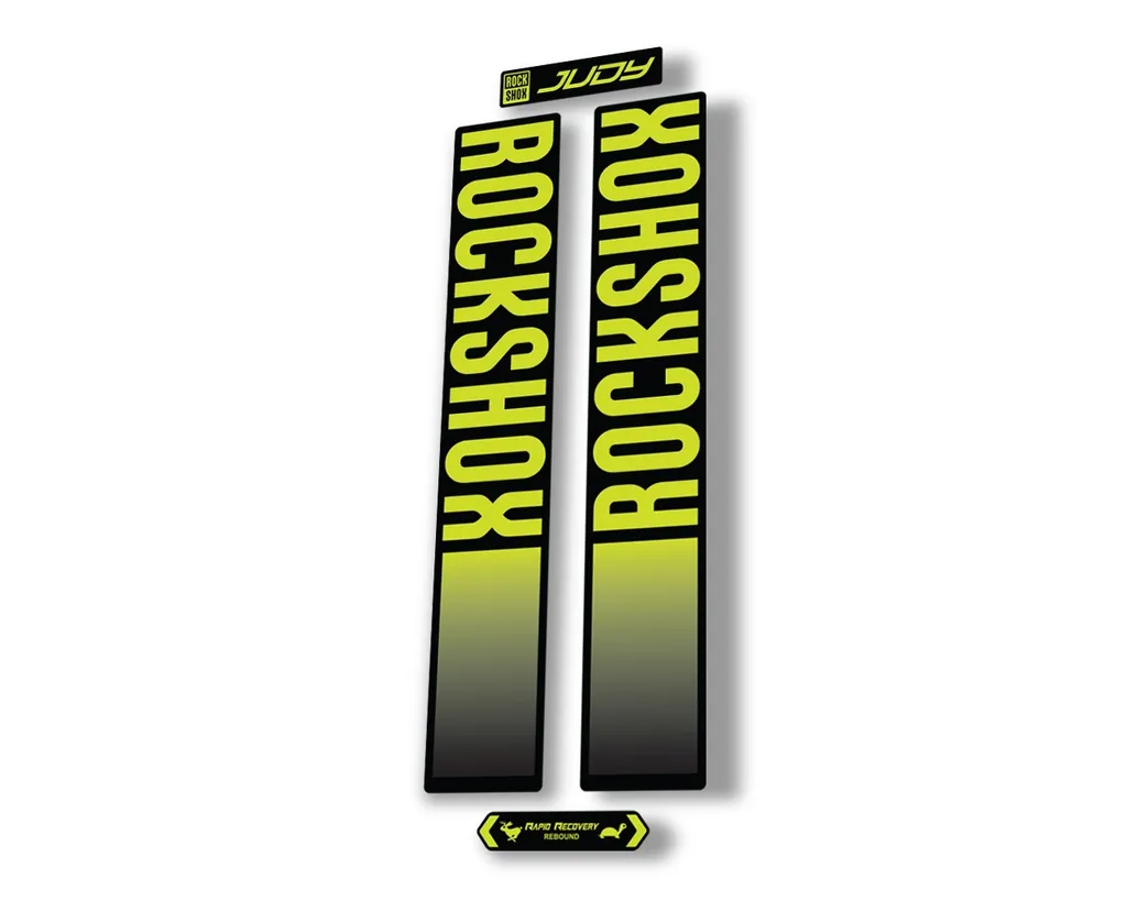 Rock Shox JUDY 2021 Fork Decal Mountain Bike Cycling Sticker Adhesive Lime Green