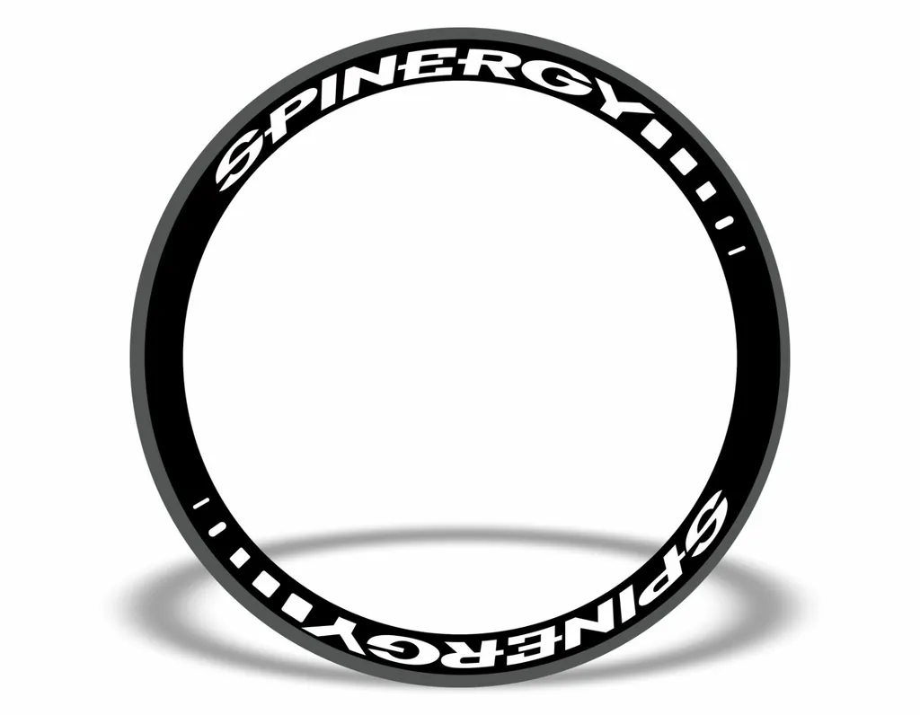 SPINERGY Stealth Rim Wheelset Decal Factory Sticker Vinyl Adhesive White 8 Pcs
