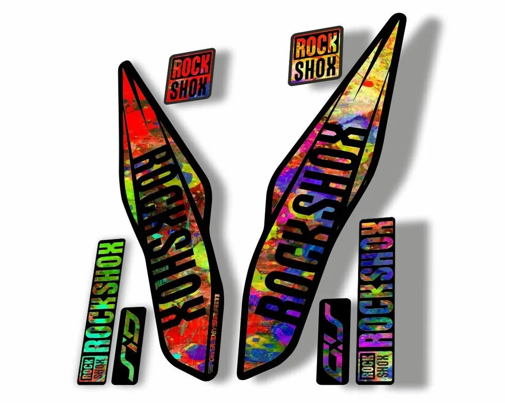 Rock Shox SID 2017 Mountain Bike Cycling Fork Decal Sticker Adhesive Oil Slick