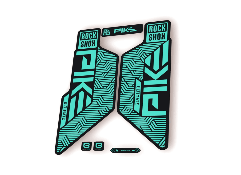 Rock Shox PIKE ULTIMATE 2025 Flight Attendant Bike Cyclin Decal Sticker Dolphin
