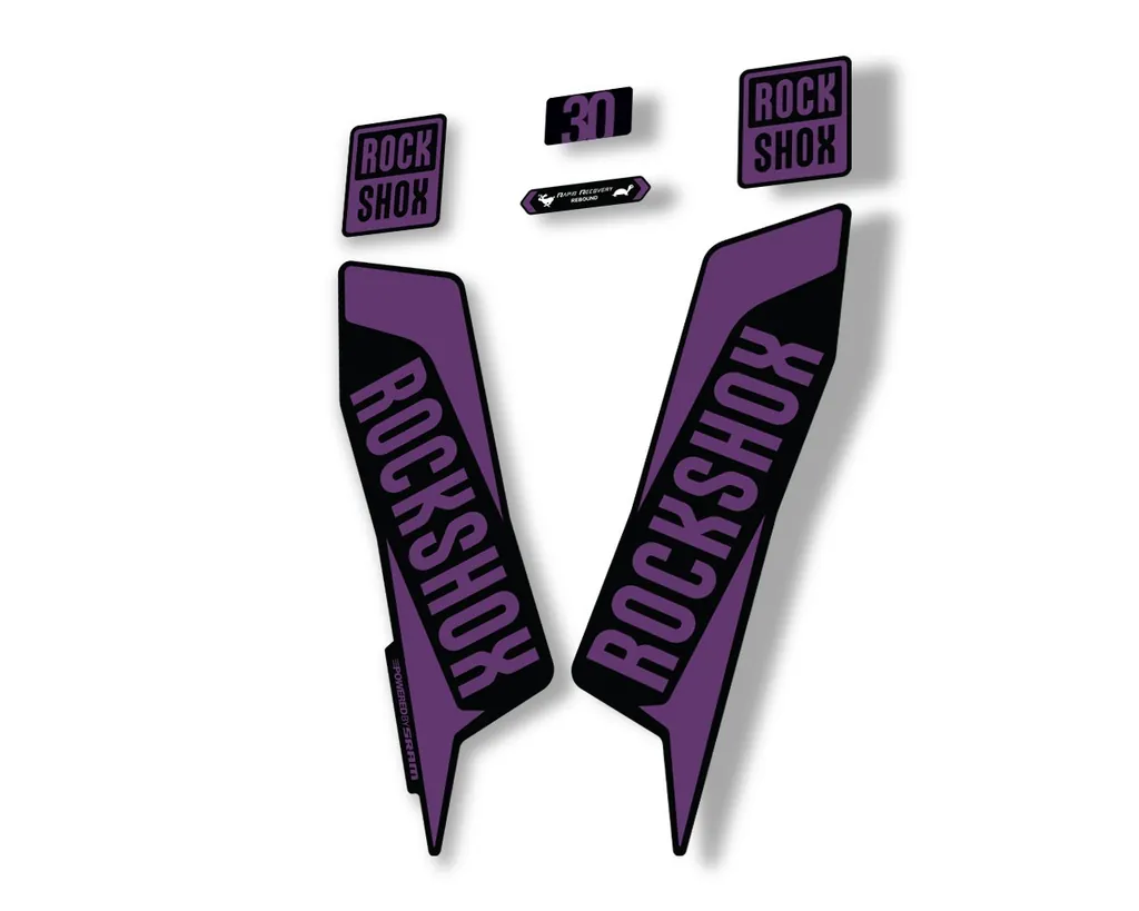 Rock Shox TK 30 2021 Fork Decals Suspension Sticker Adhesive Purple