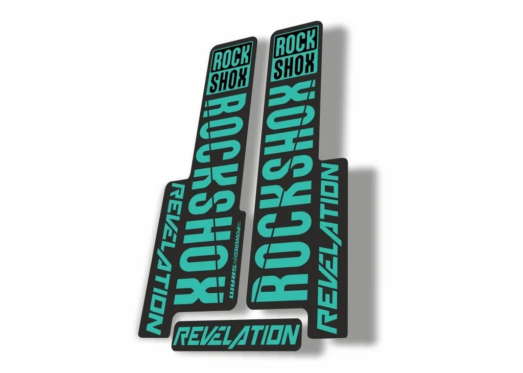 Rock Shox REVELATION 2018 Fork Decal Mountain Bike Cycling Sticker Dolphin