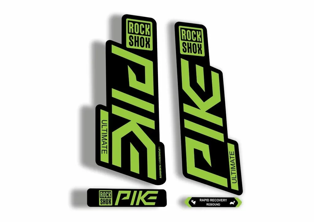Rock Shox PIKE 2020 ULTIMATE Mountain Bike Cycling Fork MTB Decal Sticker Green