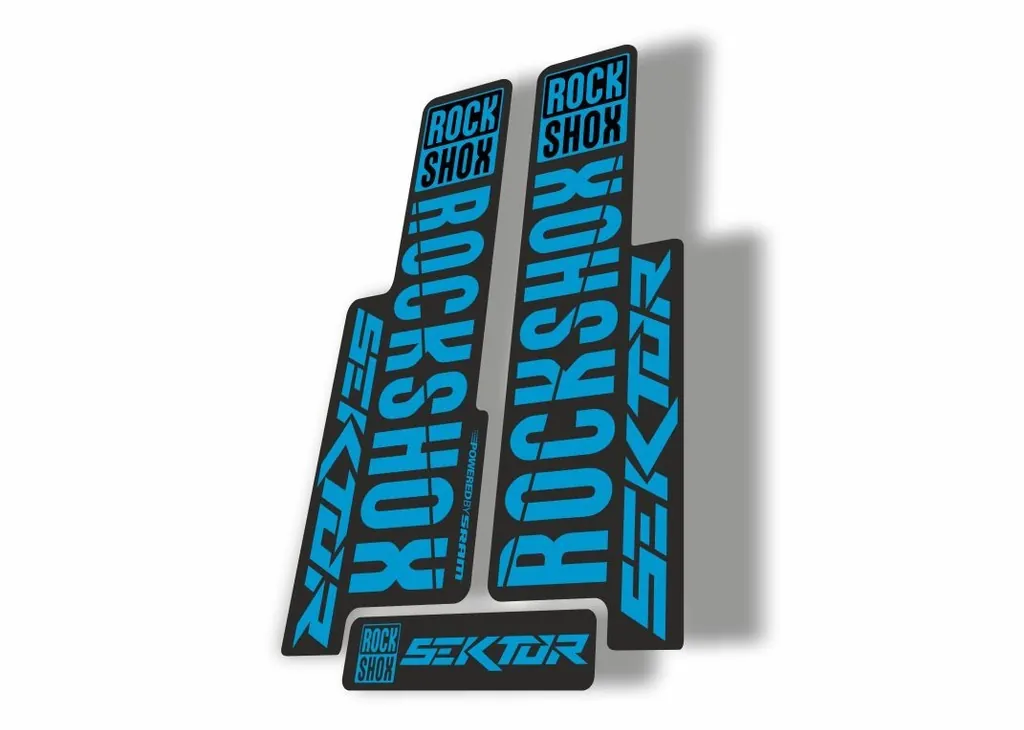 Rock Shox SEKTOR 2018 Fork Decal Mountain Bike Cycling Sticker Adhesive Blue