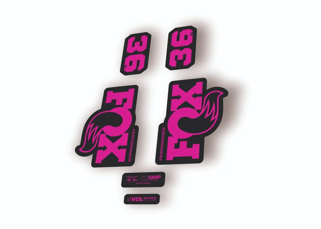 FOX 36 SL Performance Factory 2026 Fork Decal Sticker Adhesive Pink
