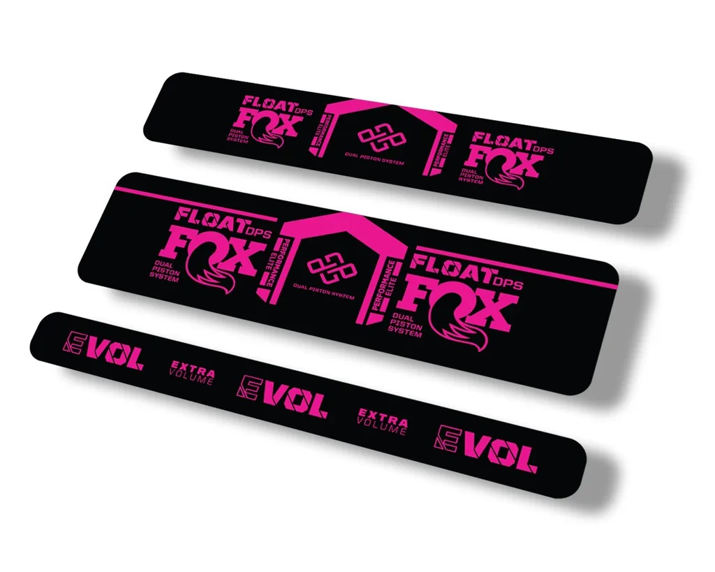FOX Float DPS 2021 Performance Elite R Rear Shock Suspension Sticker Decal Pink