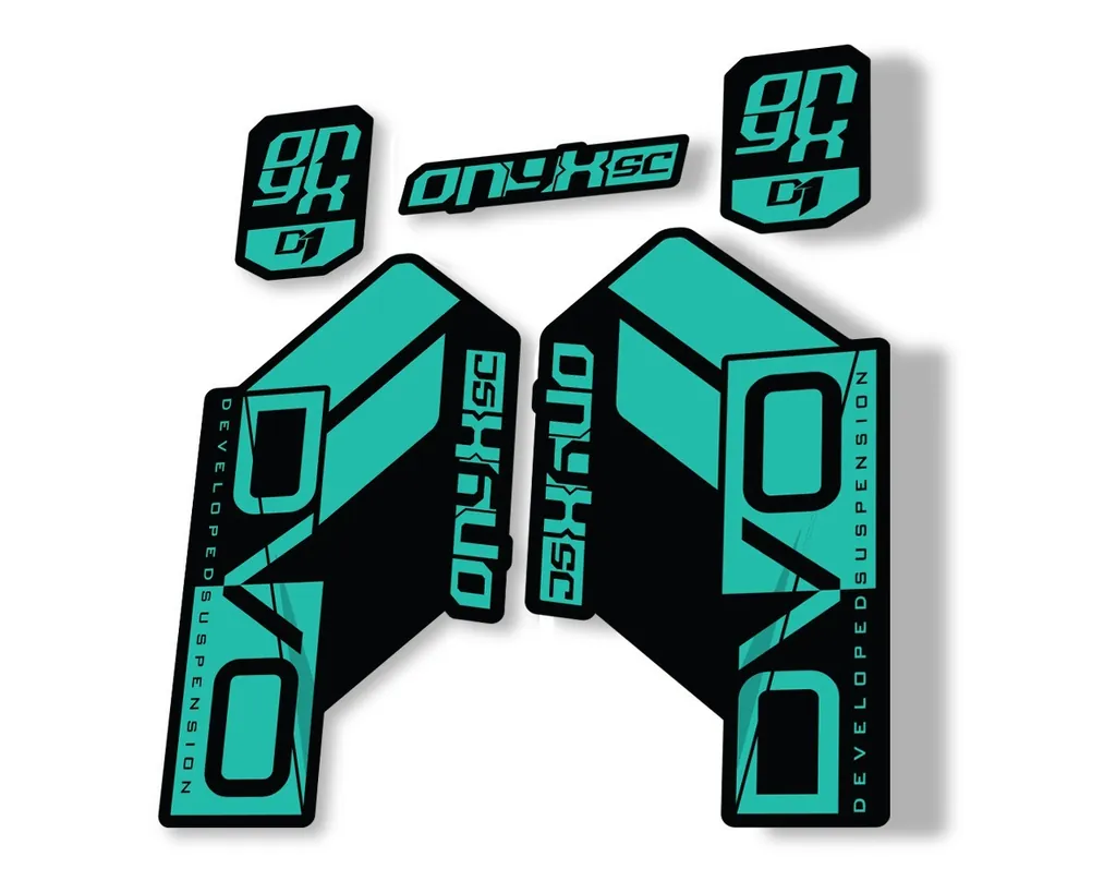 DVO Onyx SC D1 2019 Fork Suspension Sticker Factory Decal Adhesive Dolphin