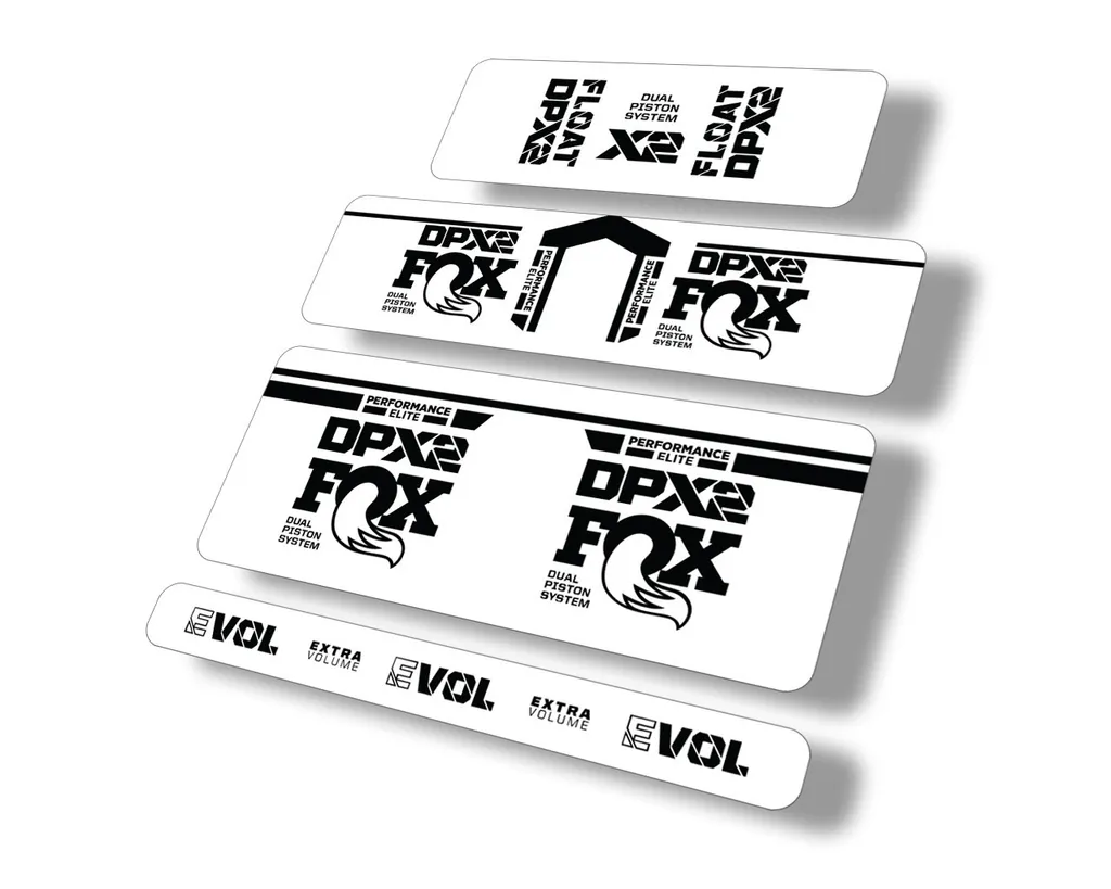FOX Float DPX2 Performance Elite 2021 Rear Shock Suspension Sticker Decal Black