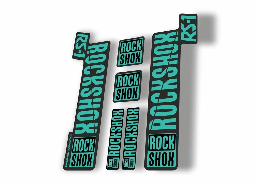 Rock Shox RS1 2018 Fork Decal Mountain Bike Cycling Sticker Adhesive Dolphin