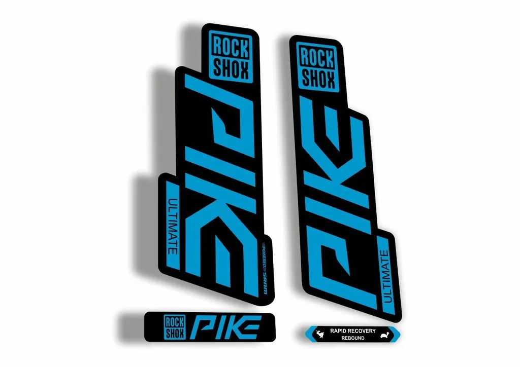 Rock Shox PIKE 2020 ULTIMATE Mountain Bike Cycling Fork MTB Decal Sticker Blue