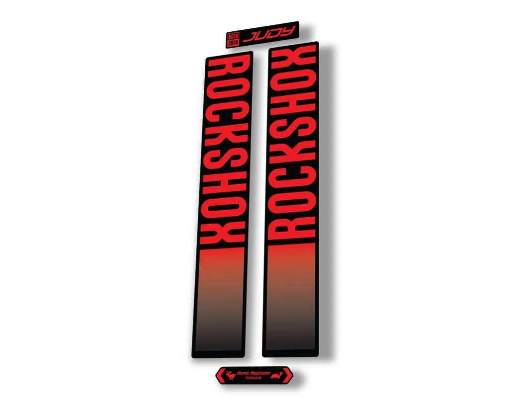 Rock Shox JUDY 2021 Fork Decal Mountain Bike Cycling Sticker Adhesive Red