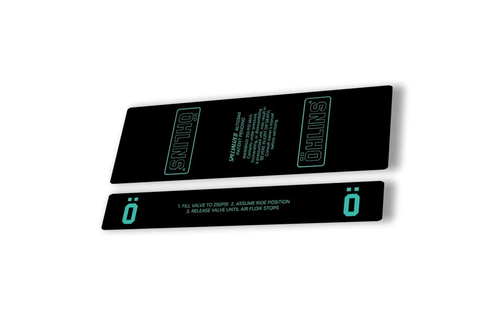 Ohlins STX22 Rear Shock Decal Mountain Bike Cycling Sticker Adhesive Dolphin