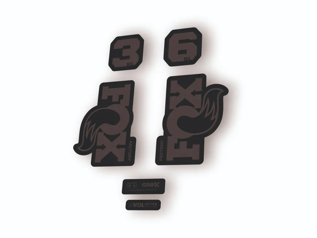 FOX 36 SL Factory 2026 Fork Decal Suspension Sticker Adhesive Gray