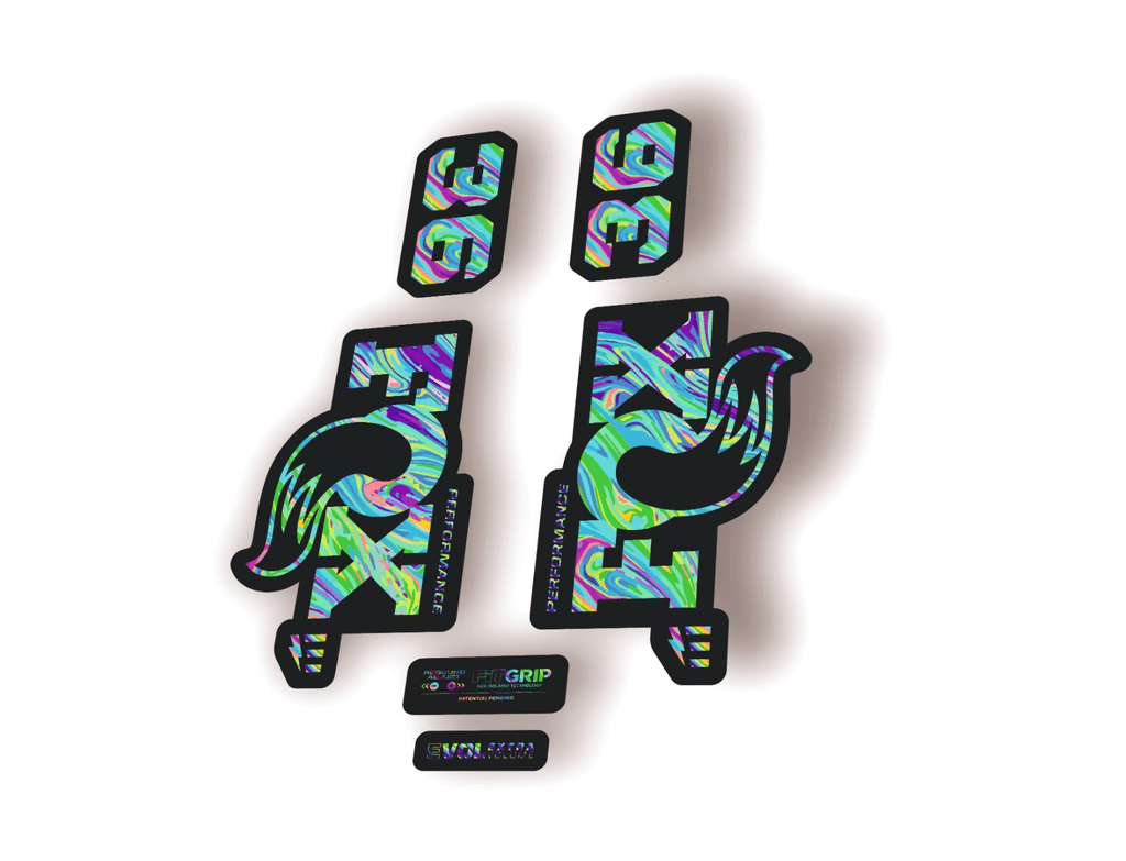 FOX 36 Performance E-Optimized 2026 Fork Factory Decal Sticker Oil Slick 1
