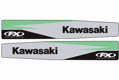 Factory Effex KAWASAKI Swingarm Motocross Graphic Sticker Logo Adhesive Decal