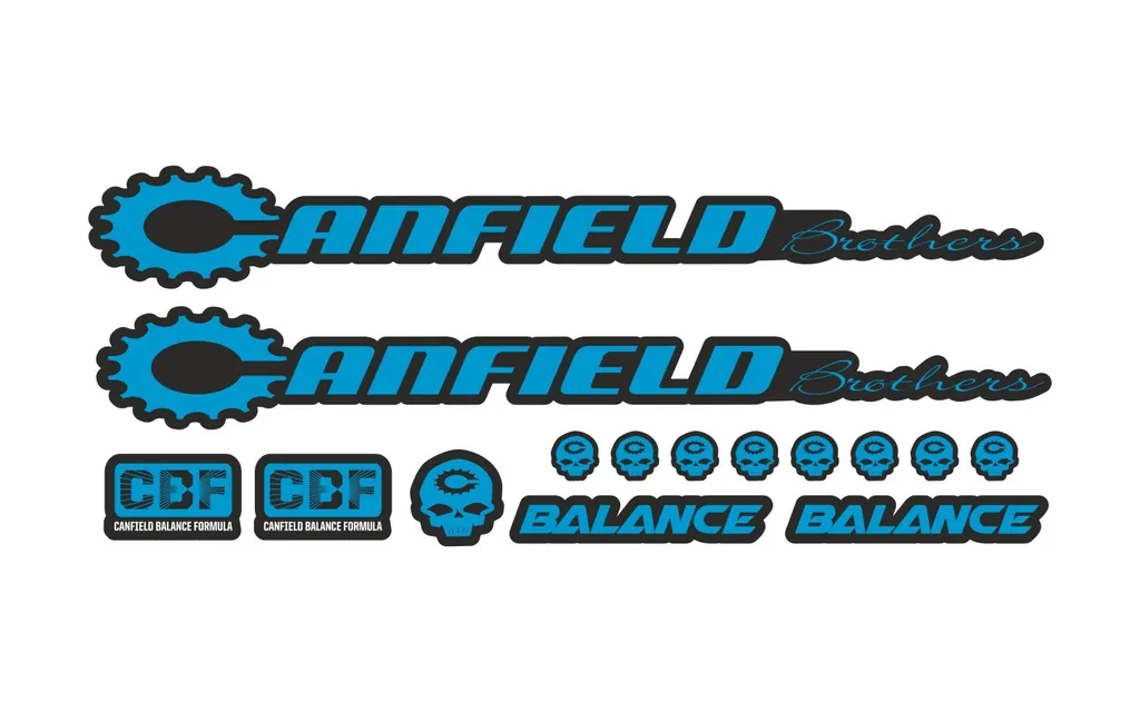 Canfield Balance 2016-17 Frame Sticker Factory Decal Adhesive Vinyl Blue