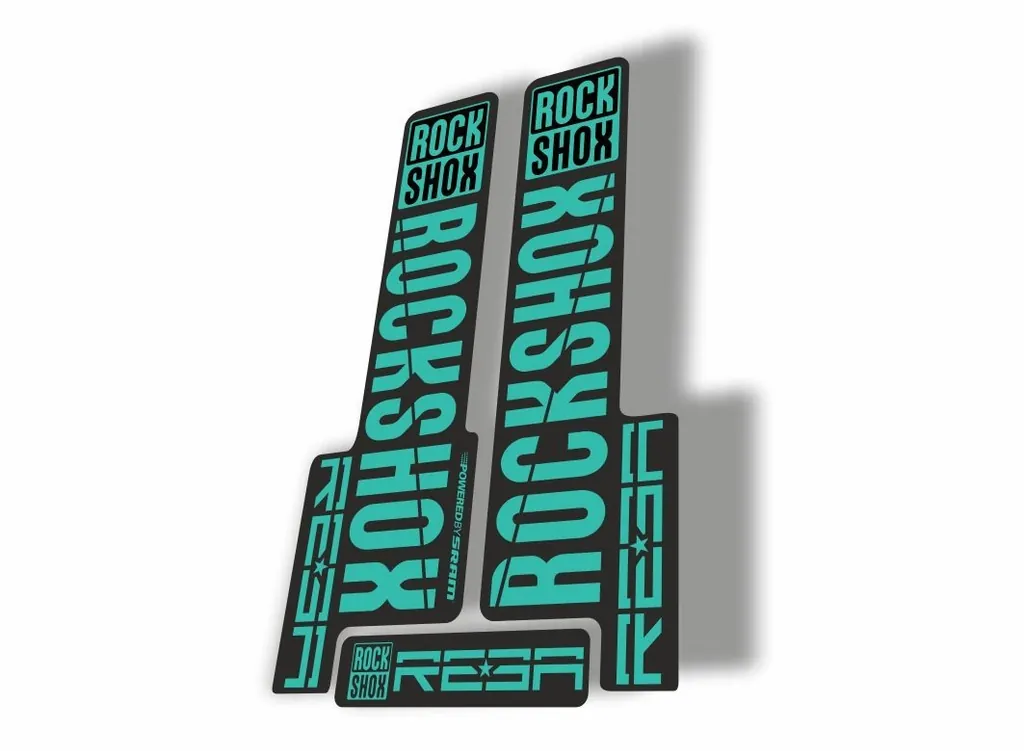 Rock Shox REBA 2018 Fork Decal Mountain Bike Cycling Sticker Adhesive Dolphin