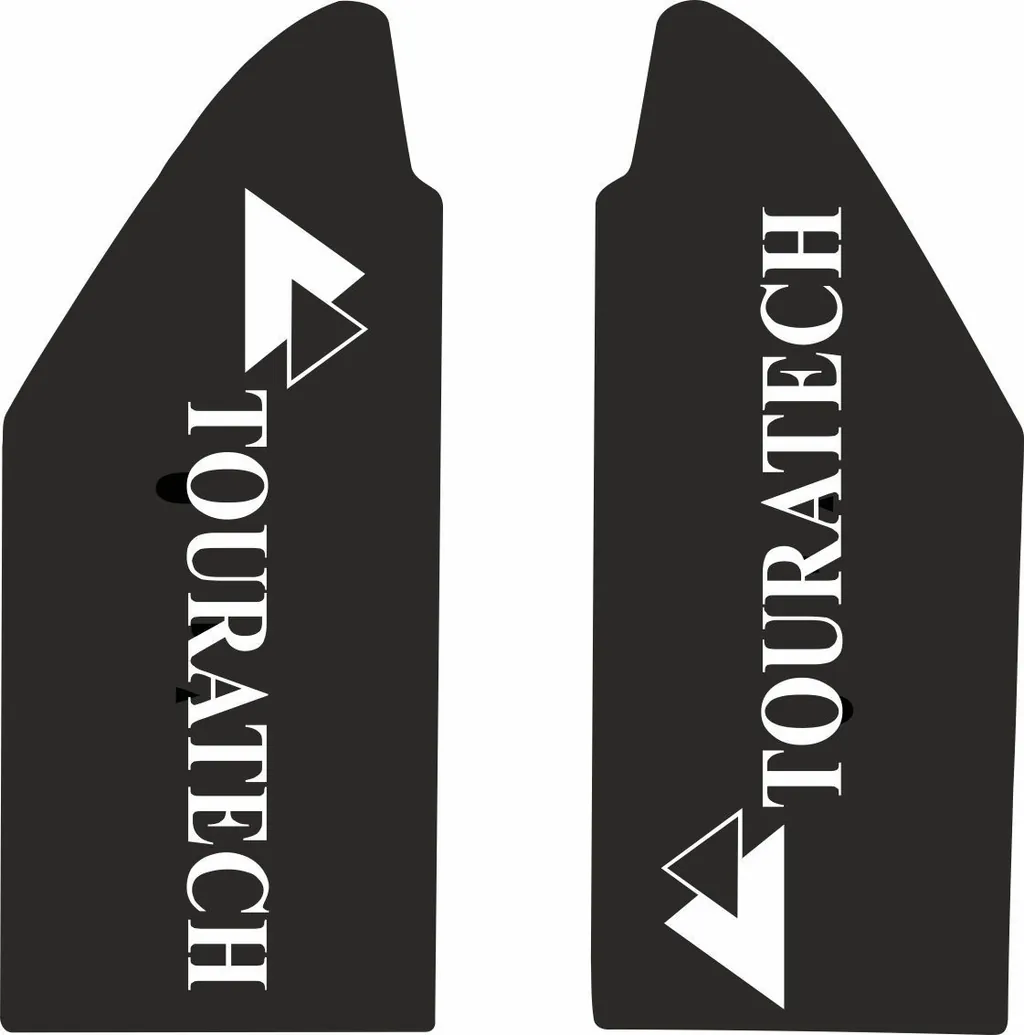 Touratech Front Fork Decal Sticker Kit BMW R800GS & ADVENTURE Adhesive 100-0505