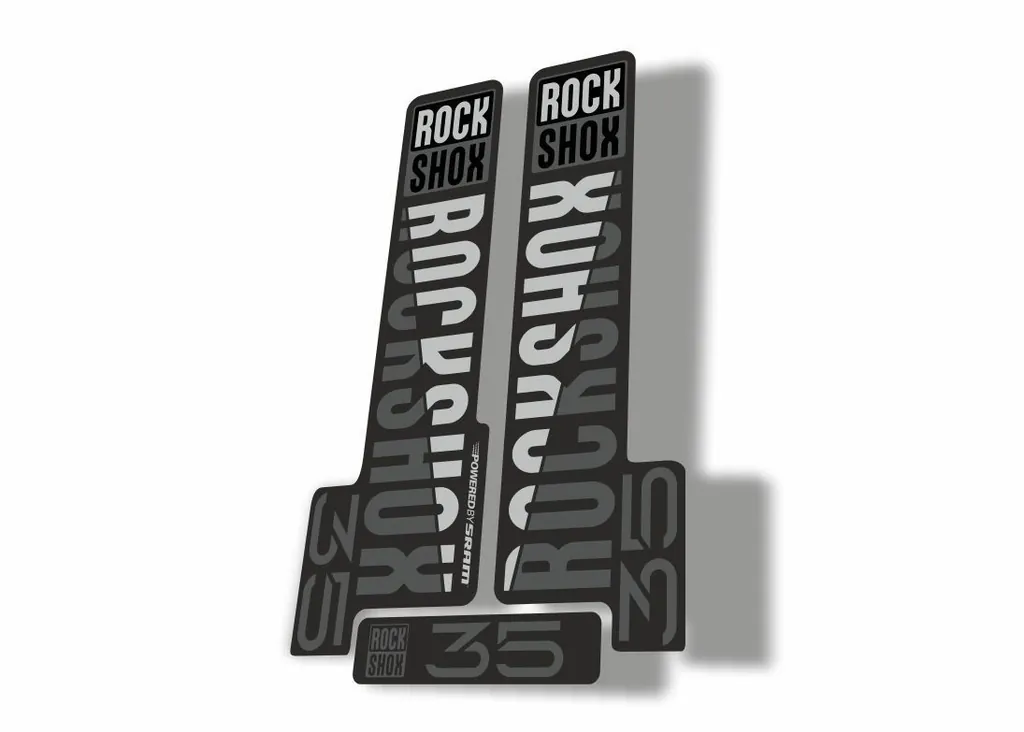 Rock Shox 35 2018 Fork Decal Mountain Bike Cycling Sticker Adhesive Black