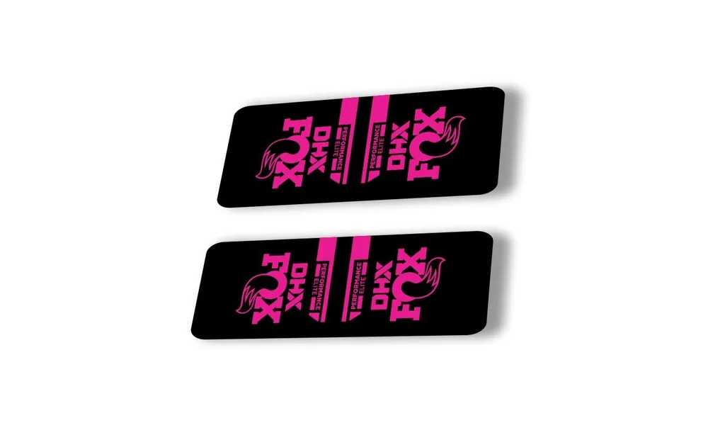 FOX DHX 2022 Performance Elite Rear Shock Suspension Sticker Decal Pink