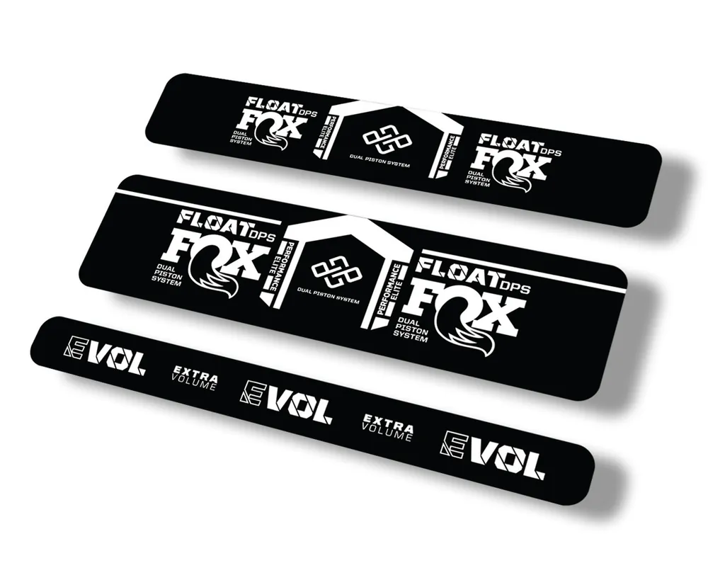 FOX Float DPS 2021 Performance Elite R Rear Shock Suspension Sticker Decal White