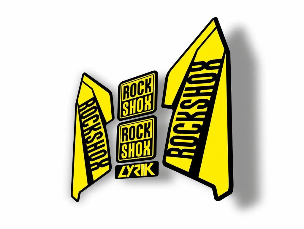 Rock Shox Lyrik 2016 Fork Decal Bike Cycling Sticker Yellow