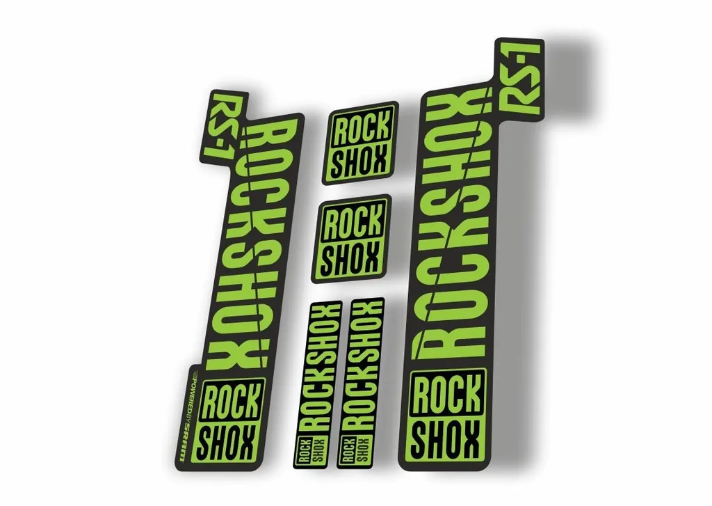 Rock Shox RS1 2018 Fork Decal Mountain Bike Cycling Sticker Adhesive Green
