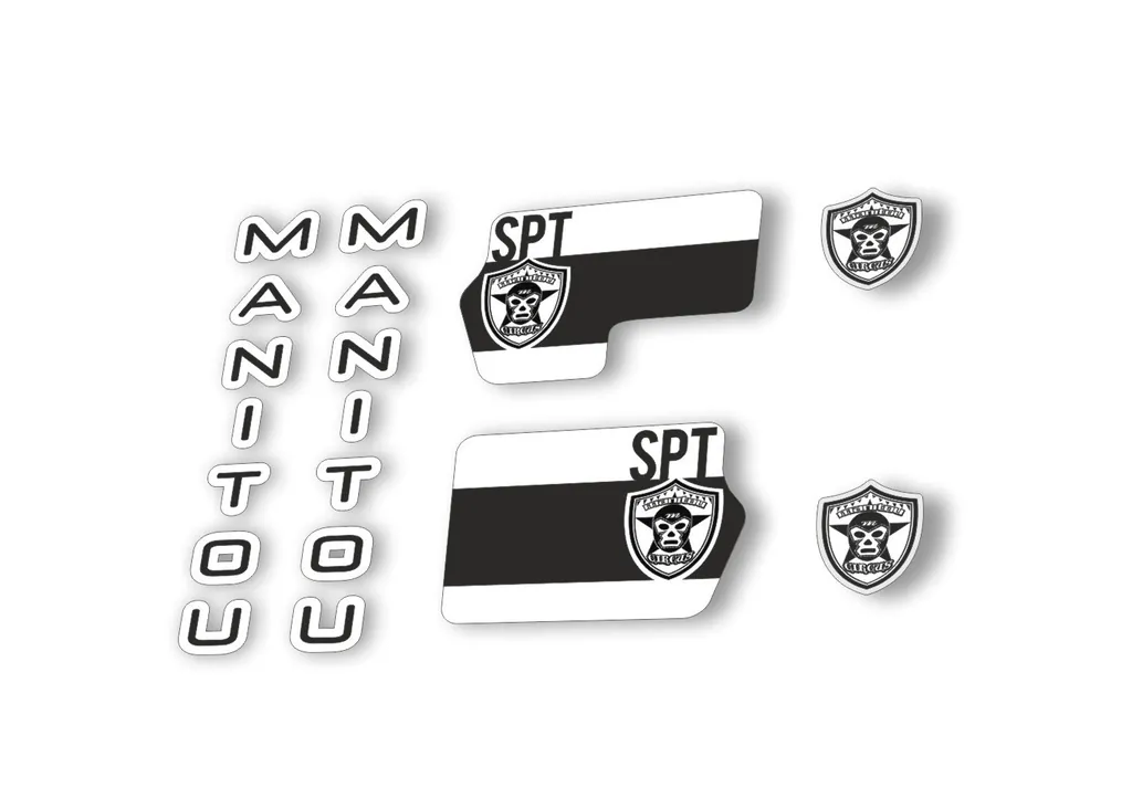 Manitou Circus Sport 2020 Fork Suspension Decal Kit Sticker Set Black
