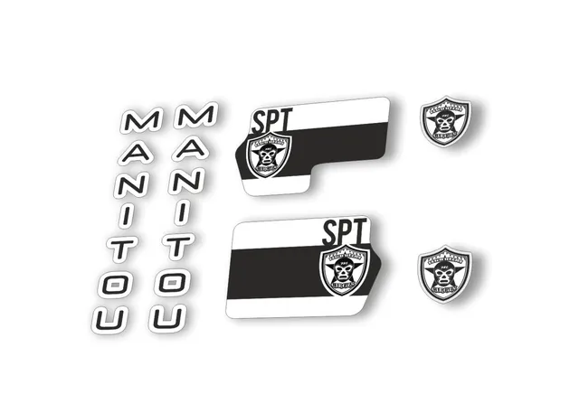 Manitou Circus Sport 2020 Fork Suspension Decal Kit Sticker Set Black