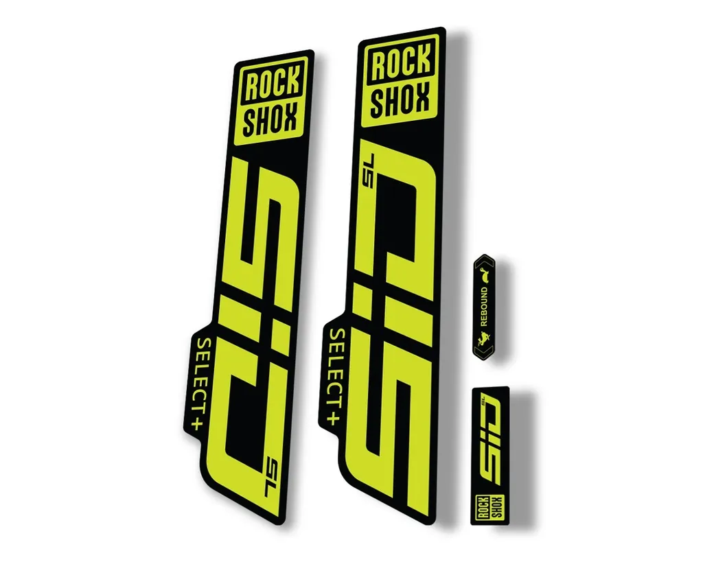 Rock Shox SID SL Select Plus 2021 Mountain Bike Cycling Decal Sticker Lime Green
