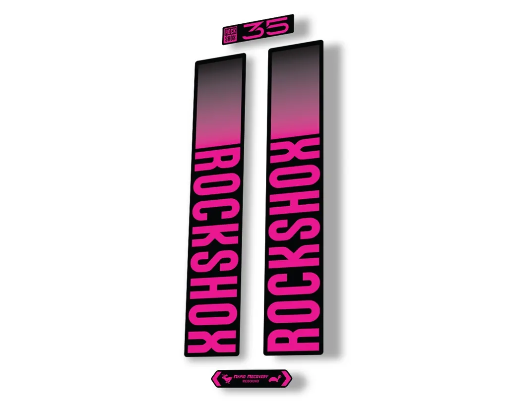 Rock Shox 35 2021 Fork Decal Mountain Bike Cycling Sticker Adhesive Pink