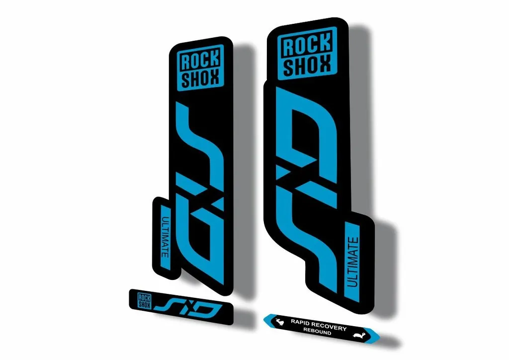 Rock Shox SID 2020 ULTIMATE Mountain Bike Cycling Decal Adhesive Sticker Blue