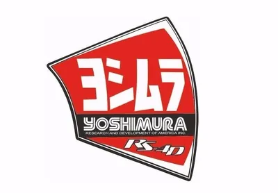 Yoshimura NEW Exhaust Muffler Decal RS-4D Replacement End Cap Sticker