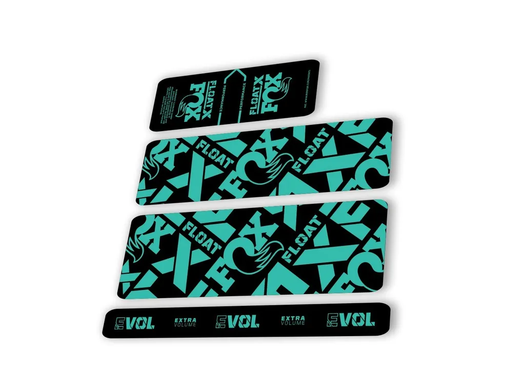 Fox 2022 Float X Performance Elite Rear Shock Suspension Sticker Decal Dolphin