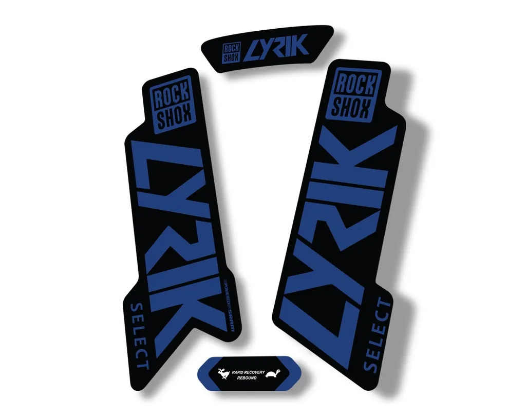 Rock Shox LYRIK SELECT 2020 Fork Decal Mountain Bike Cycling Sticker Dark Blue